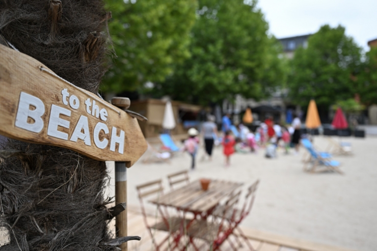 Differdingen / Sand, Cocktails und Sonnenliegen: Diffbeach lockt mit Strandfeeling – und Musik