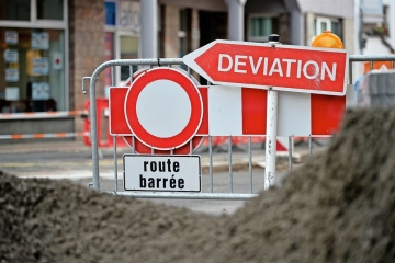 Sperrung / Bauarbeiten in Differdingen: Autofahrer müssen sich am Dienstag auf Umleitung einstellen