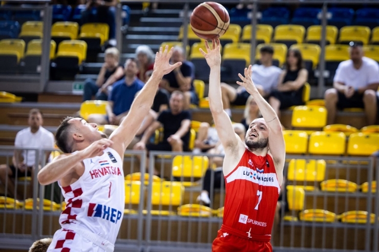 Basketball / Kroatien war zum Auftakt der EM-Vorqualifikation für Luxemburg zwei Nummern zu groß