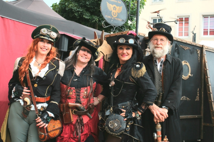 Echternach / Die „Petite Marquise“ neu gedacht: Steampunk-Convention zieht hunderte Besucher an