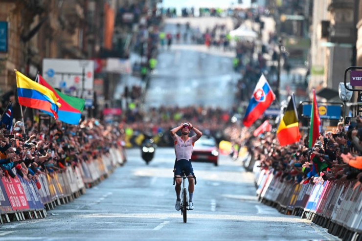 Radsport-WM / Straßenrennen: Van der Poel nimmt „Revanche“ – Kein Luxemburger im Ziel