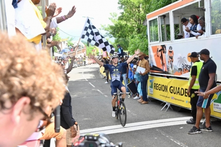 Radsport / Ein Luxemburger in Gelb: Alexandre Kess führt die Tour de la Guadeloupe nach vier Etappen an