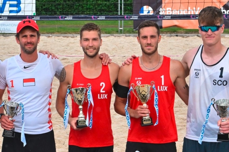 Beachvolleyball / Colin Hilbert und Steve Weber: In drei Monaten zum eingespielten Team und ersten internationalen Titel