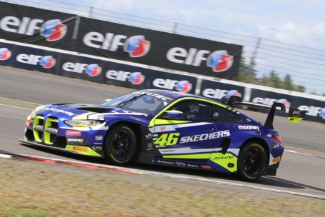 Die Farben und die Startnummer 46 sind geblieben: Valentino Rossi im BMW M4 GT3 des belgischen WRT Teams