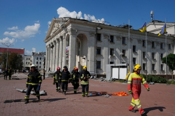 Ukraine / Kiew: Mindestens fünf Tote und 110 Verletzte bei russischem Angriff auf Tschernihiw