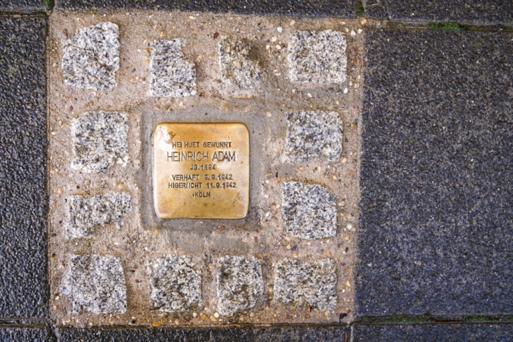 Stolpersteine in Esch (7) / Der Widerständler Hans Adam