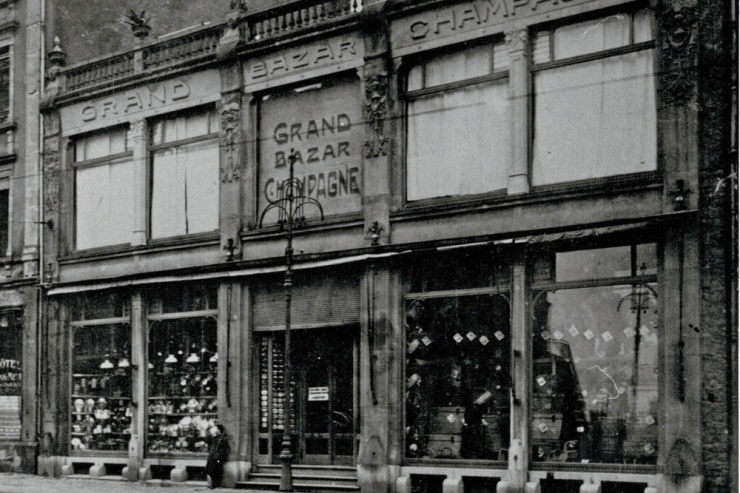 Il y a 100 ans / Le „Grand Bazar Champagne“ ferme à la Gare