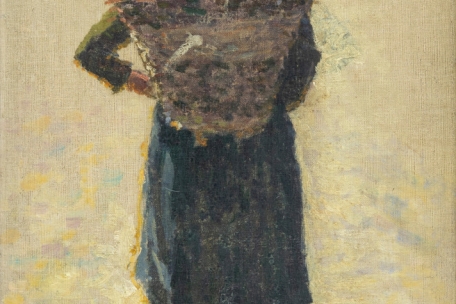 „Femme rentrant de la pêche“, 1891, Privatsammlung, Binche