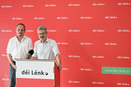 Marc Baum und David Wagner von „déi Lénk“