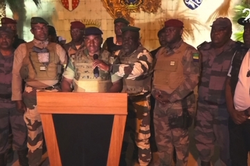 Zentralafrika / Gabuns Militär erklärt Machtübernahme nach umstrittener Wahl