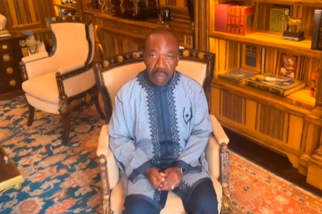 „Macht Krach“: Präsident Ali Bongo Ondimba wandte sich per Videobotschaft an die Welt