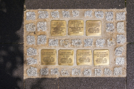 Stolpersteine in Esch (9) / Familie Feiner-Bobrowsky und ihre Deportation nach Chelmno und Auschwitz