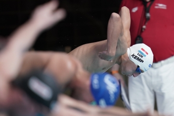 Schwimmen / Unter den acht Weltbesten: Finn Kemp schwimmt bei der Junioren-WM ins Finale