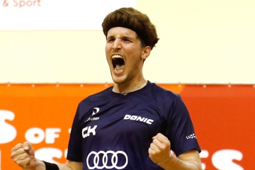 Tischtennis / Luxemburger Mladenovic besiegt die Nummer 5 der Welt