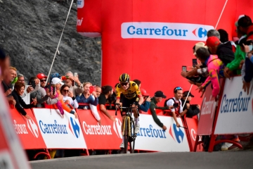 Vuelta / 13. Etappe: Vingegaard triumphiert bei Jumbo-Dreifachsieg