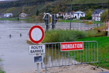 Fotos / Hochwasser sorgt für gesperrte Straßen an der Luxemburger Mosel