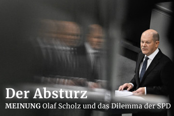 Kommentar / Das Dilemma der SPD: Der dramatische Absturz der Kanzlerpartei