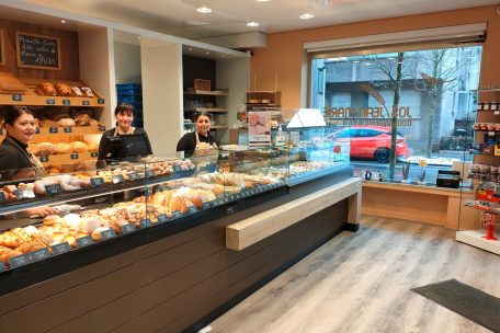Am Mittwochmittag herrscht gähnende Leere in der Bäckerei Jos&Jean-Marie in der Escher Jean-Pierre-Michels-Straße