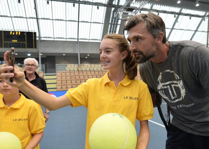 Nach der Tennis-Clinic kommt die Show