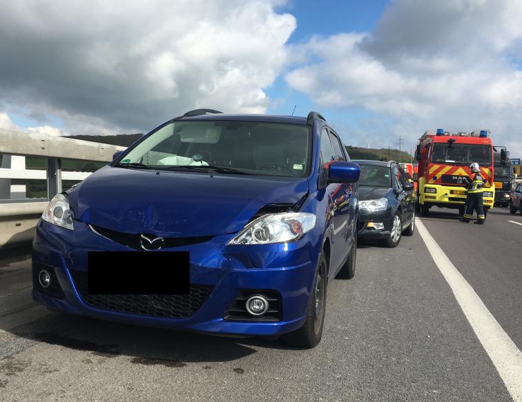 Auffahrunfall auf der A1