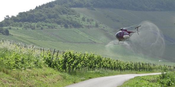 Hubschrauber ohne Pilot für Weinberge