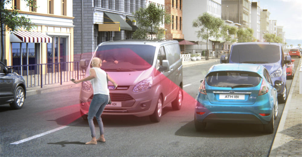 Ford Transit mit Pre-Collision-Assist