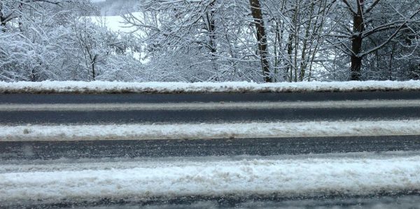 Behinderungen durch Schnee und Eis