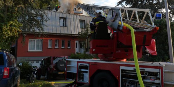 Dachstuhlbrand in Brouch