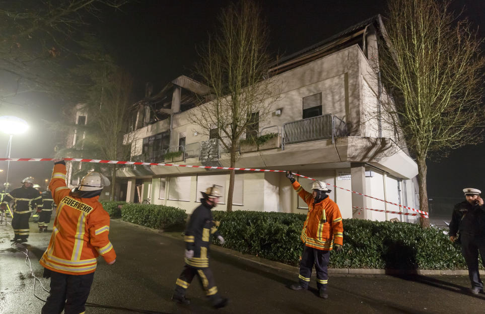 Brand in Flüchtlingsheim