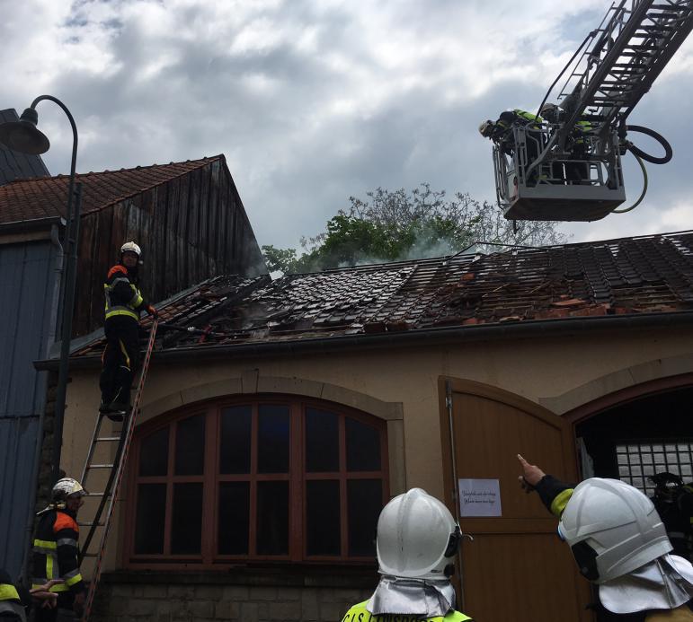 Dachstuhlbrand in Waldbillig