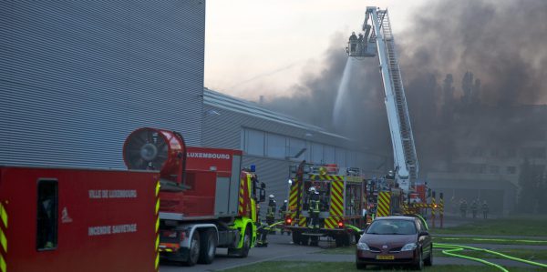 Großbrand in Strassen