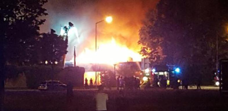 Großbrand nahe der Uni Trier