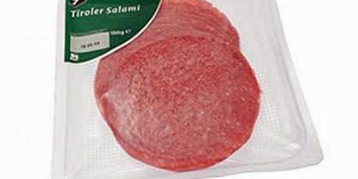 Finger weg von Tiroler Salami aus Delhaize