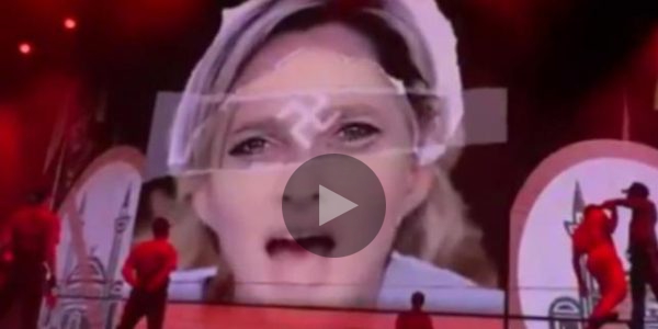 Madonna zeigt Le Pen mit Hakenkreuz