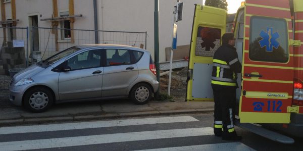 Vom eigenen Auto angefahren