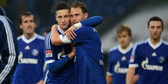 Schalke nach 2:1 im Derby -Rausch