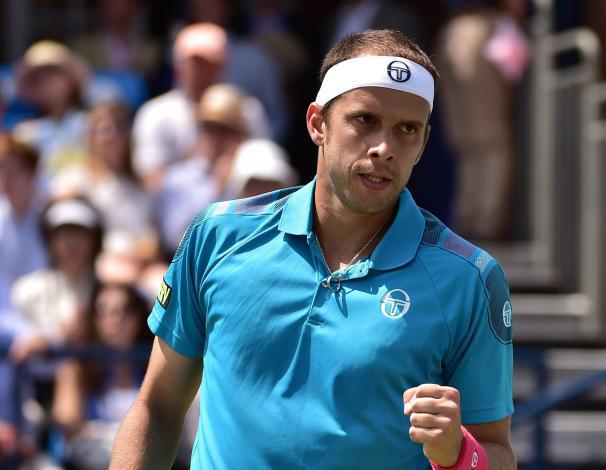 Gilles Muller im Halbfinale