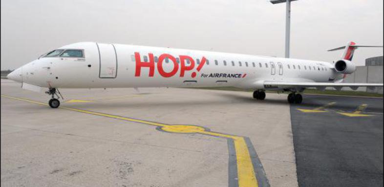 Hop! fliegt von Luxemburg