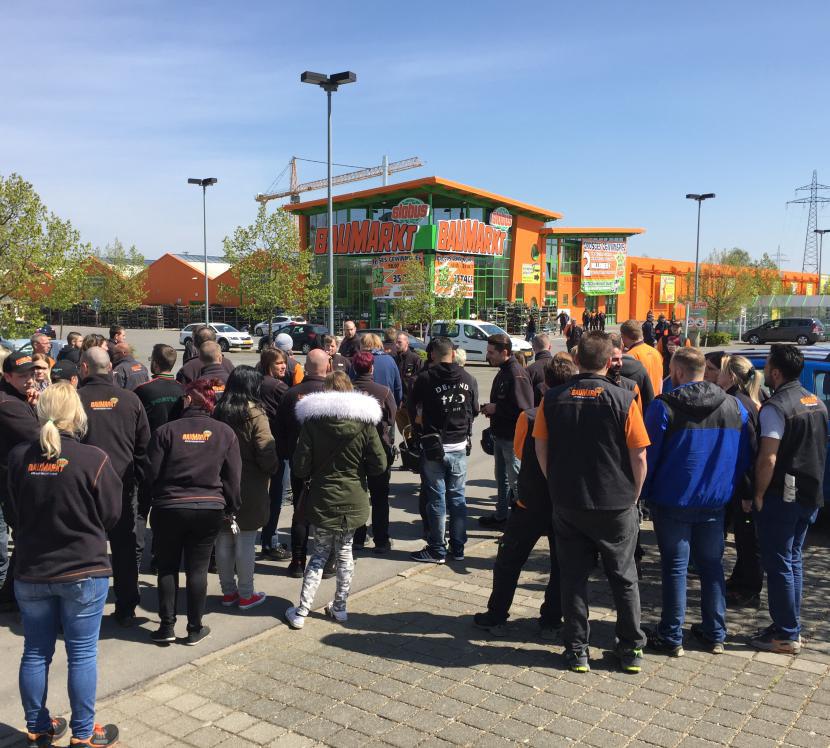 Drohanruf im Baumarkt - Gebäude evakuiert