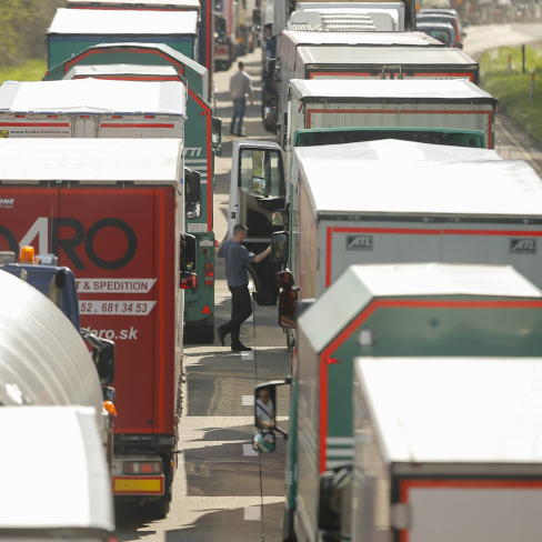 Wut auf die neue LKW-Maut in Belgien