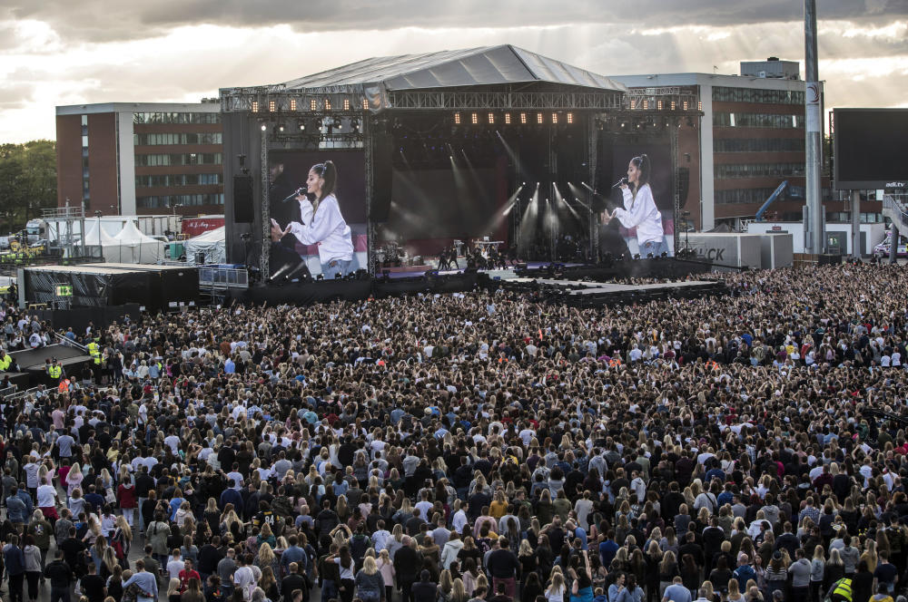 Benefizkonzert für Anschlagsopfer von Manchester