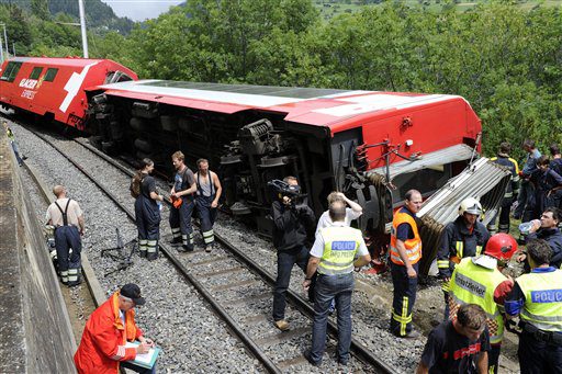 Toter und Verletzte bei Zugunglück in der Schweiz